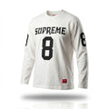 Supreme Affiliated L/S Football Top 'White'