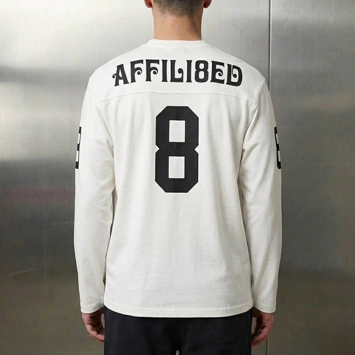 Supreme Affiliated L/S Football Top 'White'