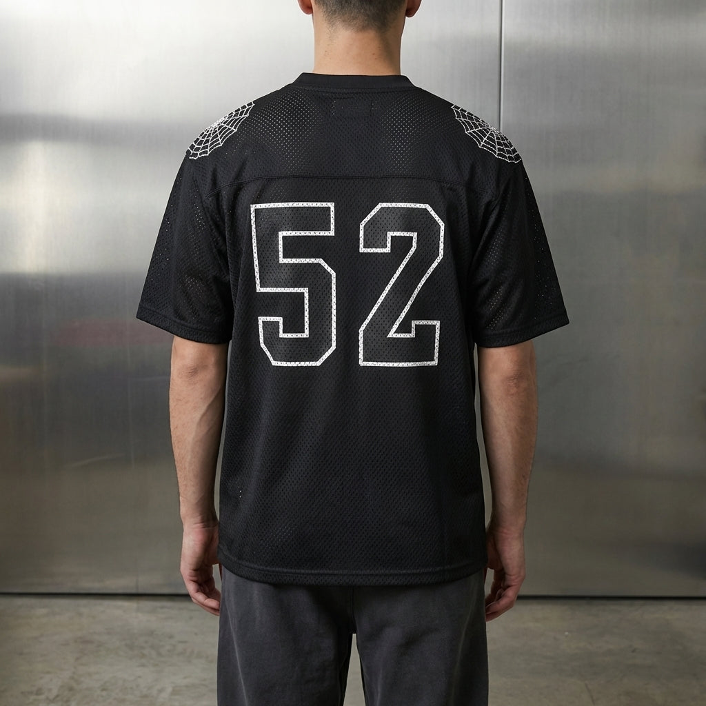 Supreme Spiderweb Football Jersey 'Black'