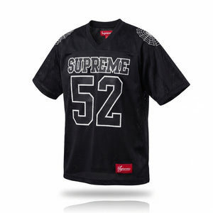 Supreme Spiderweb Football Jersey 'Black'