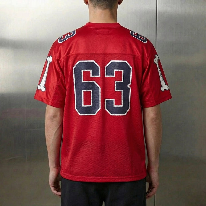 Supreme Bones Football Jersey 'Red'