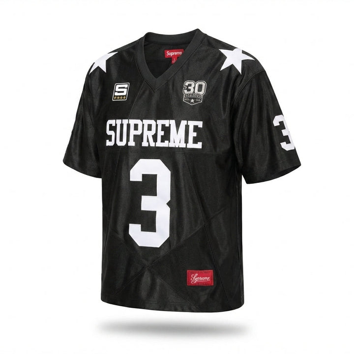 Supreme Star Football Jersey 'Black'