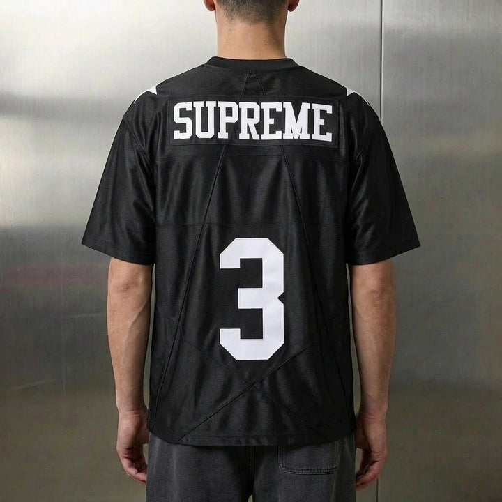 Supreme Star Football Jersey 'Black'