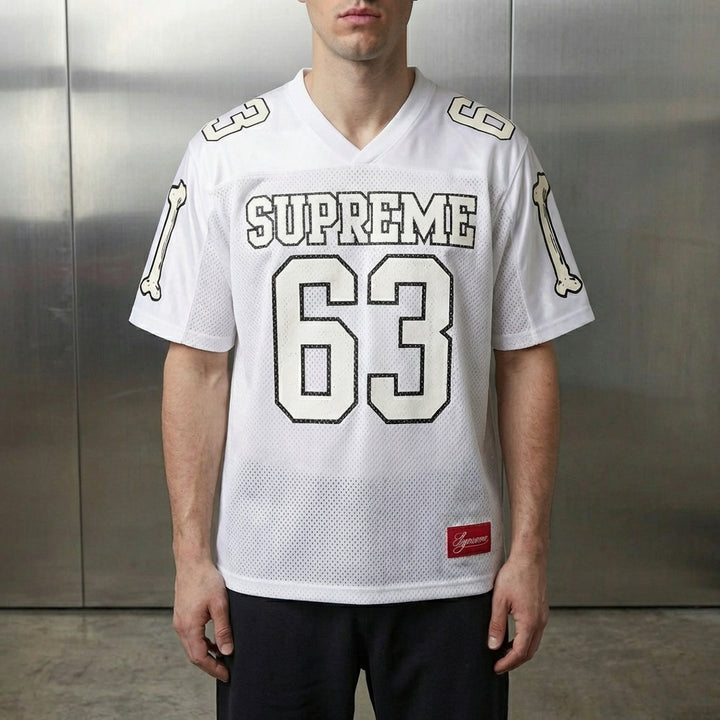 Supreme Bones Football Jersey 'White'