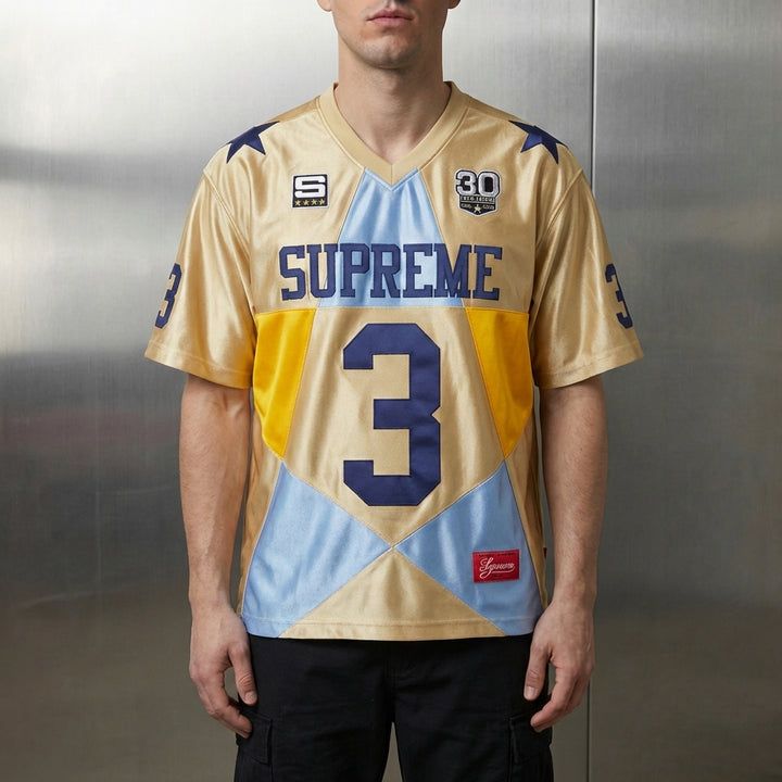 Supreme Star Football Jersey 'Gold'