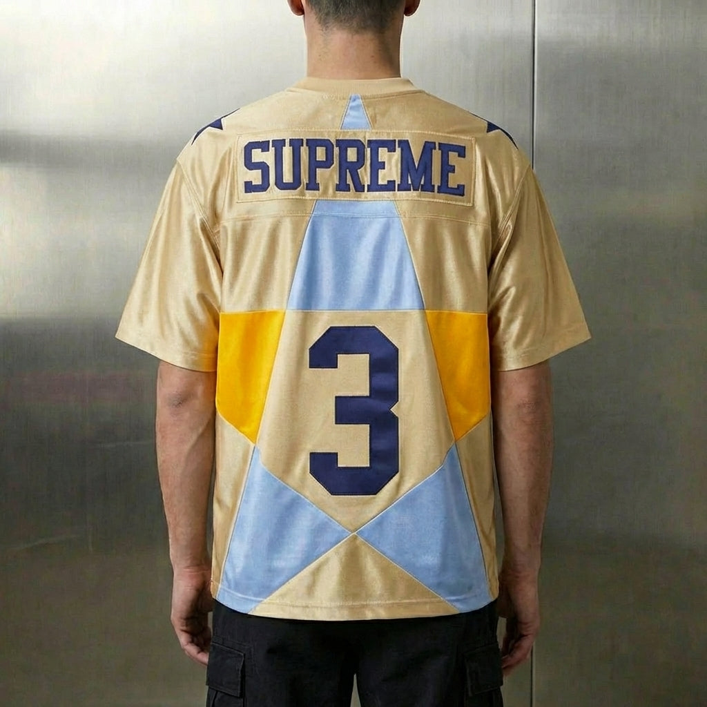 Supreme Star Football Jersey 'Gold'