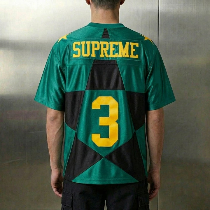 Supreme Star Football Jersey 'Dark Green'