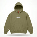 Supreme Box Logo Hooded Sweatshirt 'Light Olive'