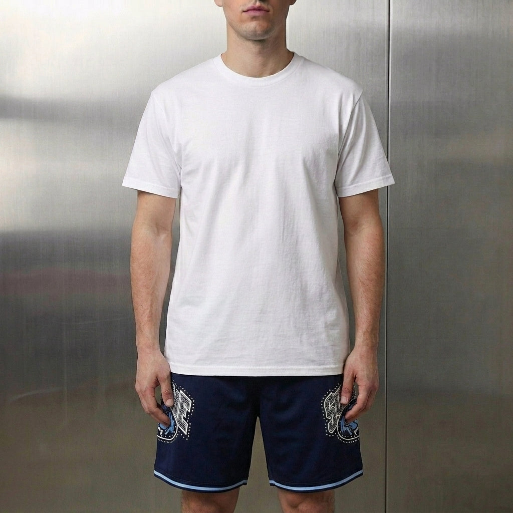 Supreme Studded Basketball Short 'Navy'