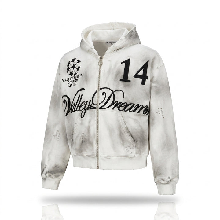 Vale Forever Oreo 14 Zip Up Hoodie 'Dest/Smoke'