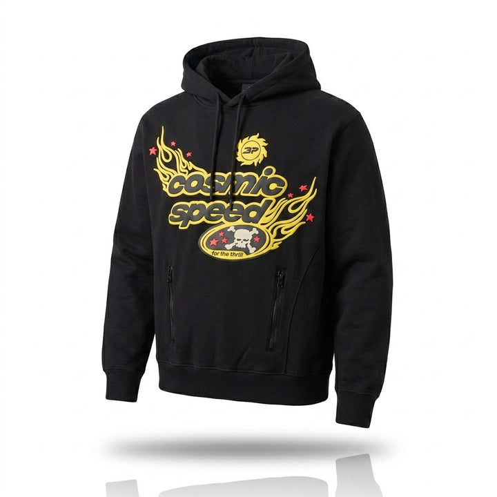 Broken Planet 'Cosmic Speed' Hoodie 'Midnight Black'