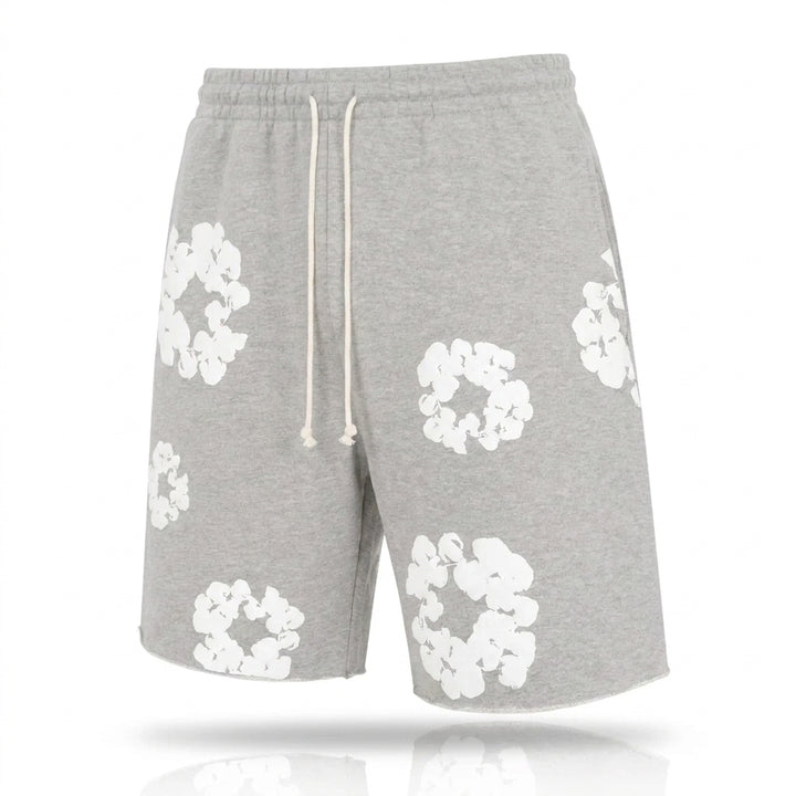 Denim Tears The Cotton Wreath Sweatshorts 'Grey'