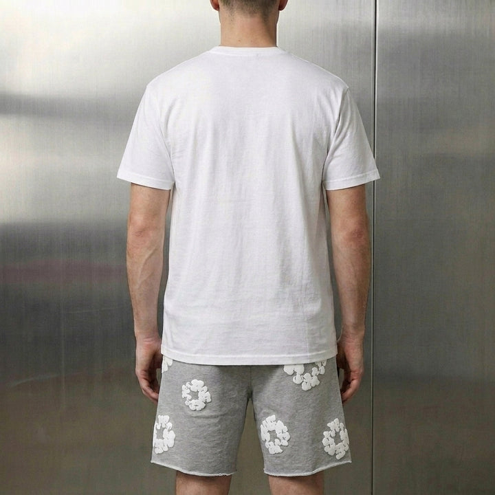 Denim Tears The Cotton Wreath Sweatshorts 'Grey'