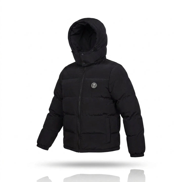 Trapstar Irongate Detachable Hooded Puffer Jacket 'Black'