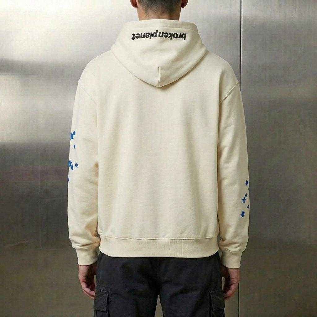 Broken Planet 'All The Stars' Hoodie 'Ivory'