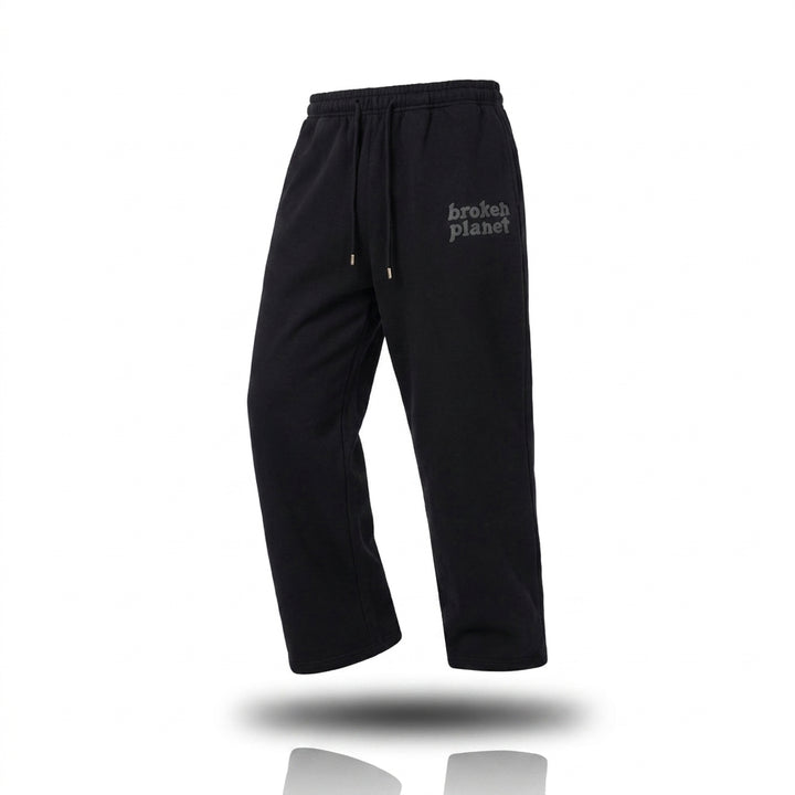 Broken Planet Straight Leg Sweatpants 'Midnight Black'