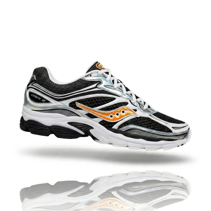 Saucony Progrid Omni 9 'Speed Shades White Black Orange'