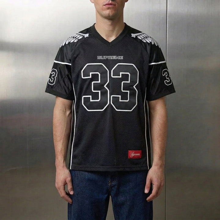 Supreme Wings Football Jersey 'Black'