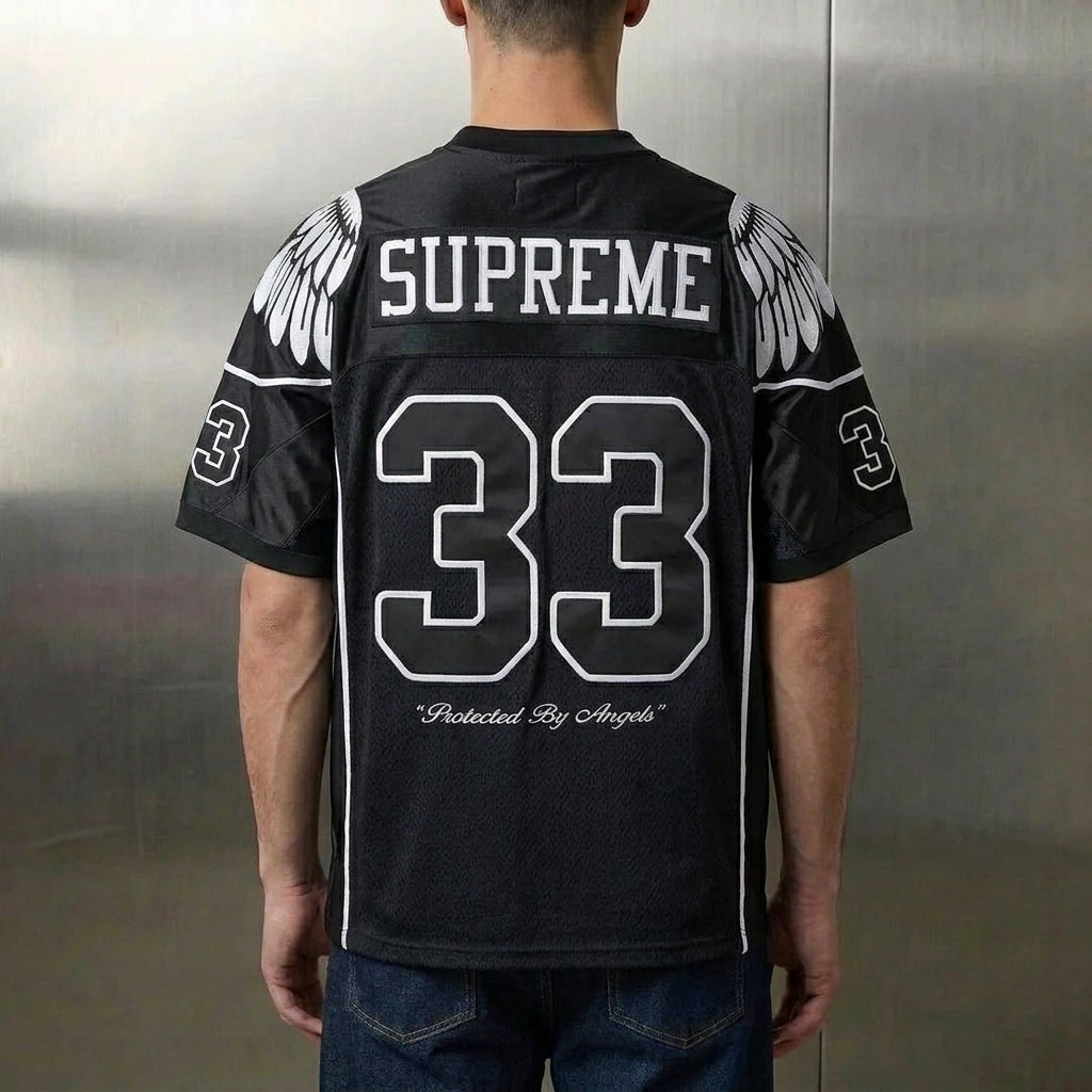 Supreme Wings Football Jersey 'Black'