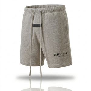 Fear of God Essentials Shorts 'Dark Heather Oatmeal' (SS22)