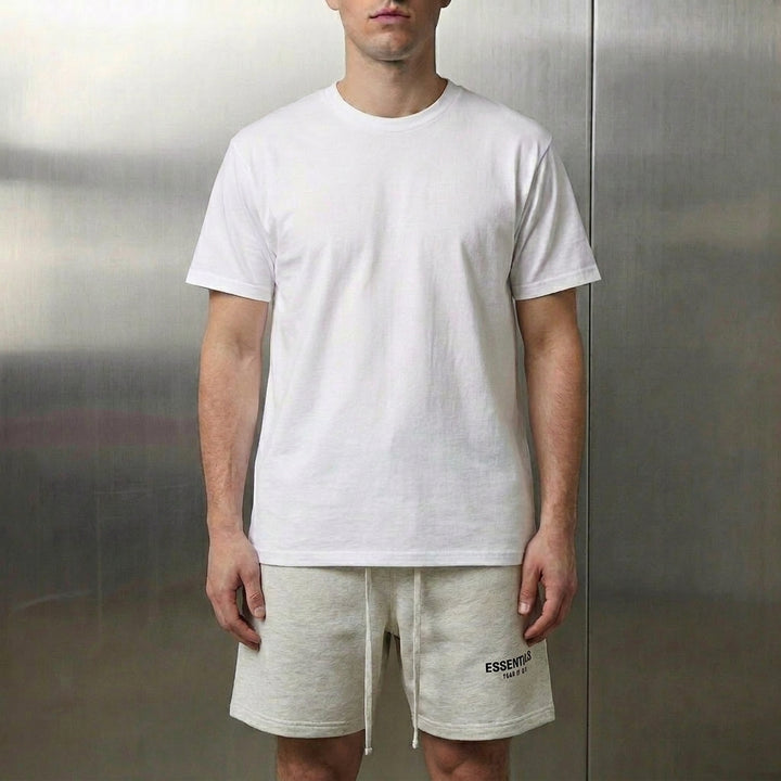 Fear of God Essentials Shorts 'Light Oatmeal' (SS22)