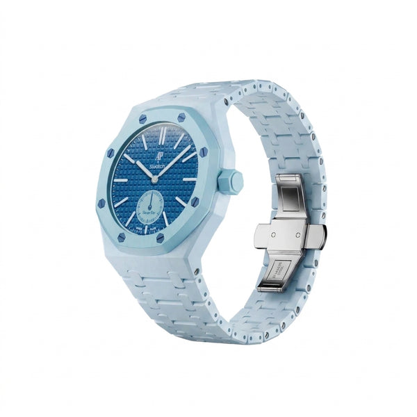 watch X Audemars Piguet Royal Pop Bioceramic Watch Strap 'Sky Blue'