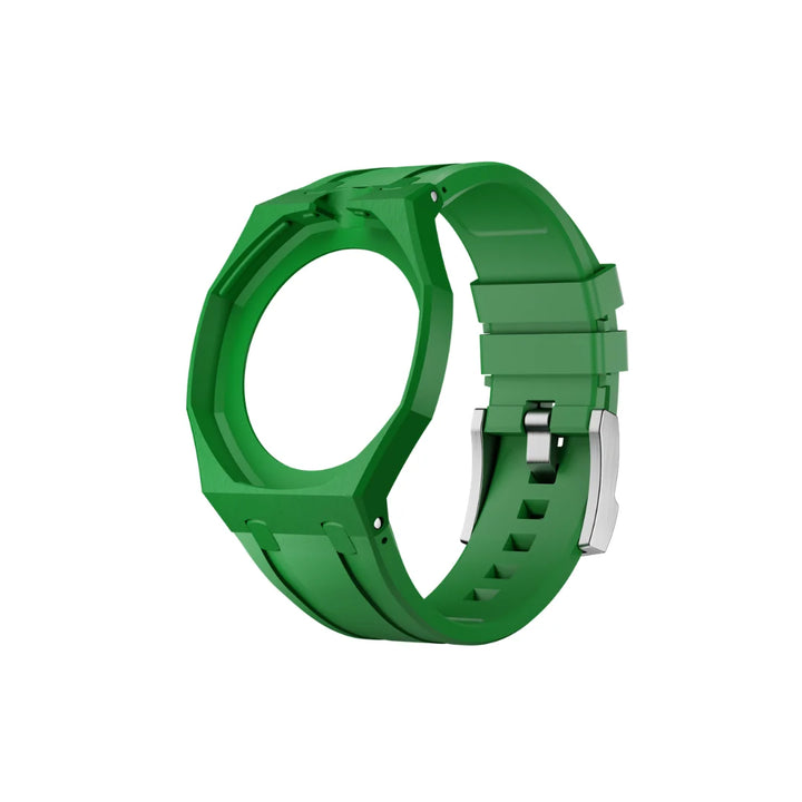 Swatch X Audemars Piguet Royal Pop Silicone Watch Strap 'Green Eight'