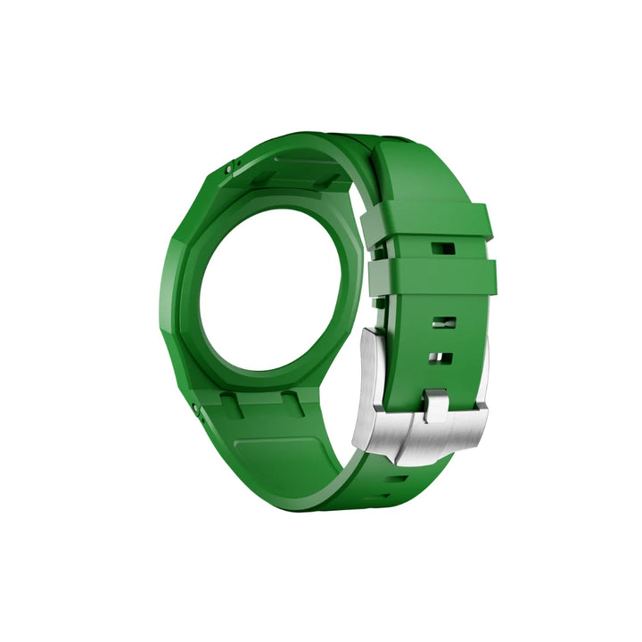 Swatch X Audemars Piguet Royal Pop Silicone Watch Strap 'Green Eight'