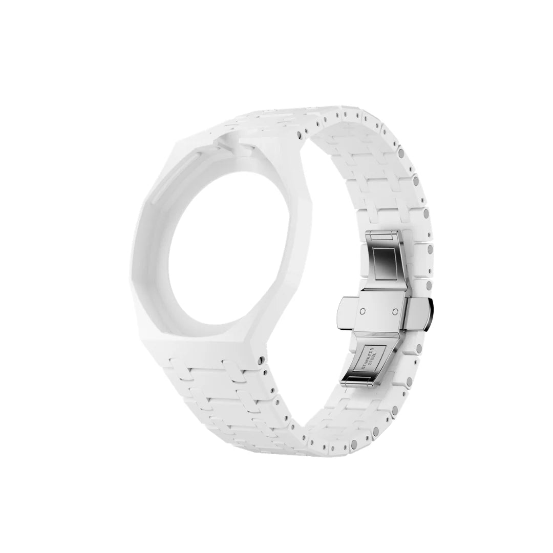 Swatch X Audemars Piget Royal Pop Bioceramic Watch Strap 'Huit Blanc'