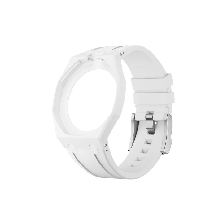 Swatch X Audemars Piguet Royal Pop Silicone Watch Strap 'Huit Blanc'