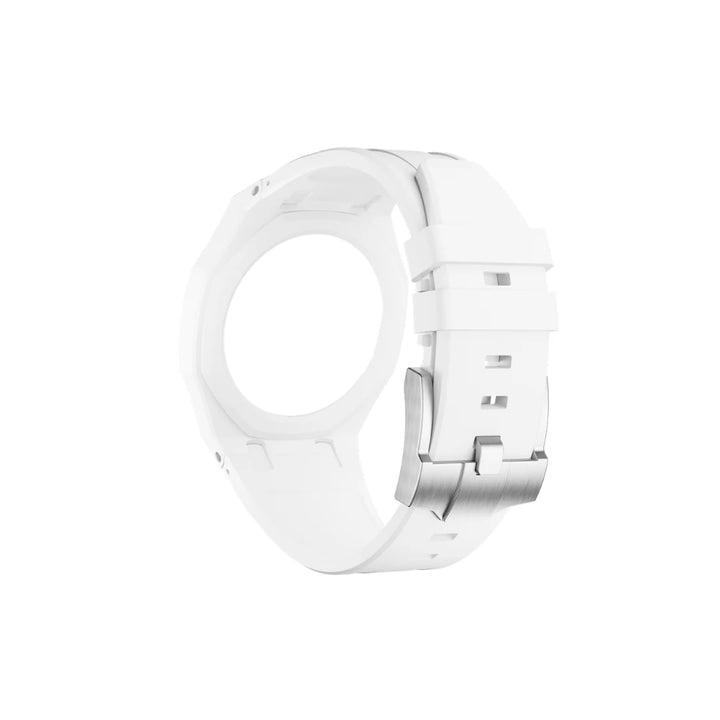 Swatch X Audemars Piguet Royal Pop Silicone Watch Strap 'Huit Blanc'