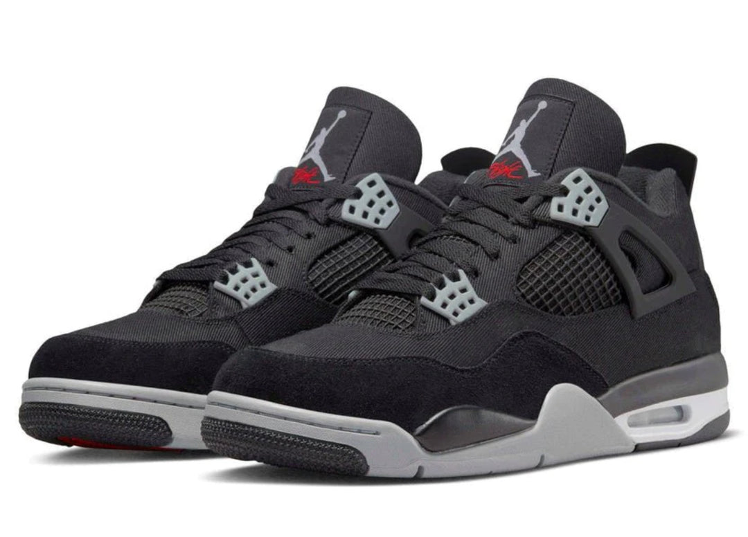 Jordan 4 Black Canvas