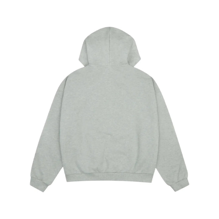 BROKEN PLANET MARKET ZIP UP HOODIE ASH HEATHER GREY