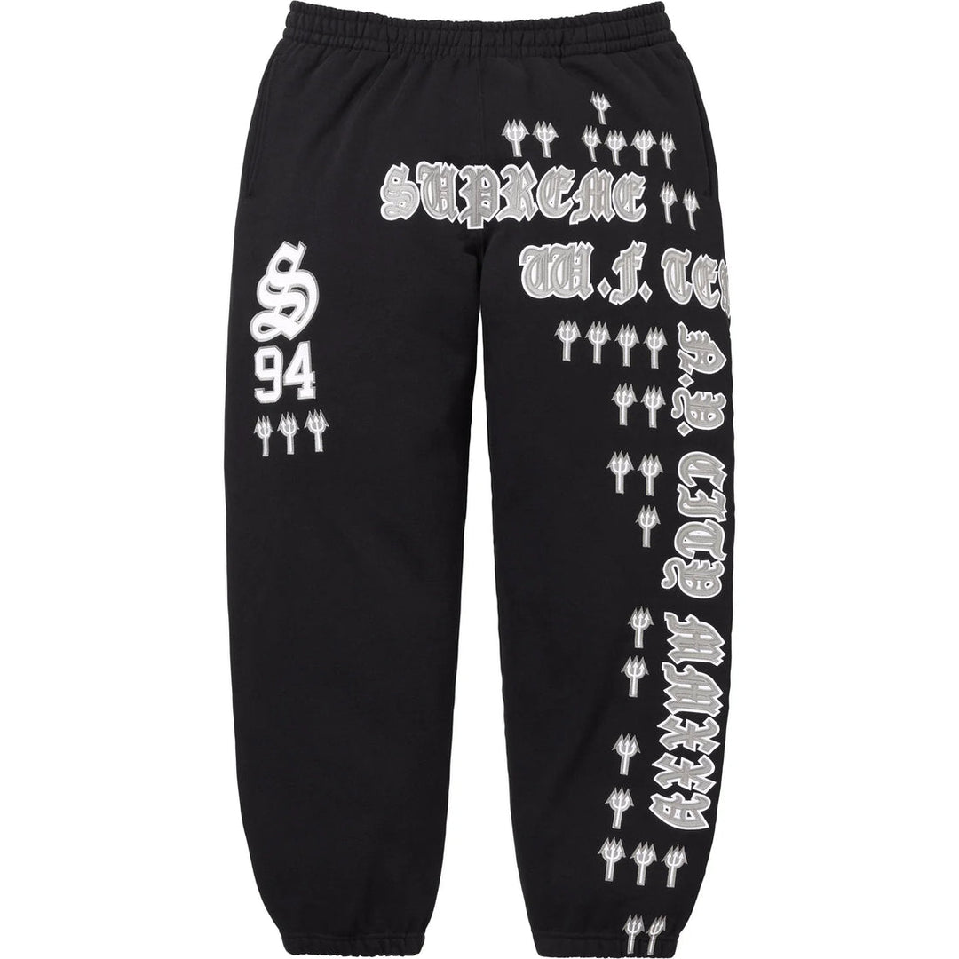 SUPREME LEAGUE CHAMPS ZIP UP TRACKSUIT “BLACK”