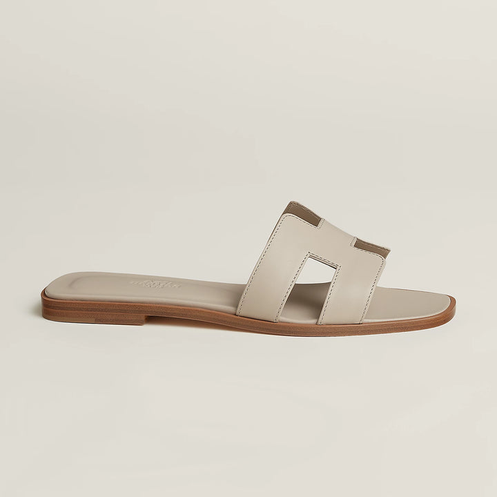 Hermès Paris Oran White Sandal