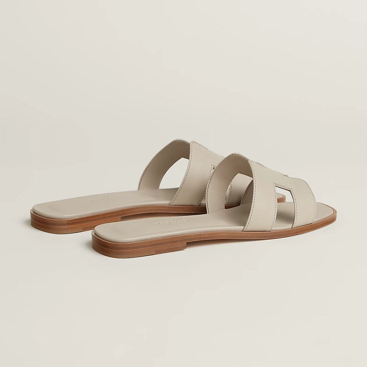Hermès Paris Oran White Sandal