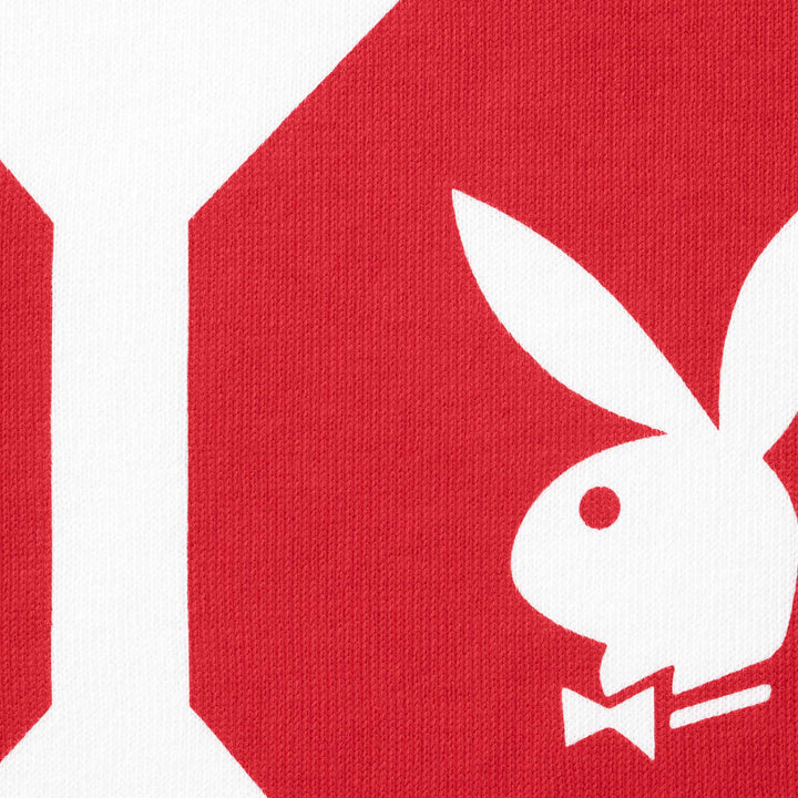 Supreme x Playboy L/S Football Top White | Collab | HOODLUMS UK
