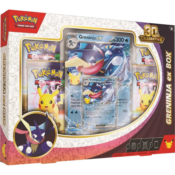 POKÉMON TCG: 30TH CELEBRATION GRENINJA EX BOX