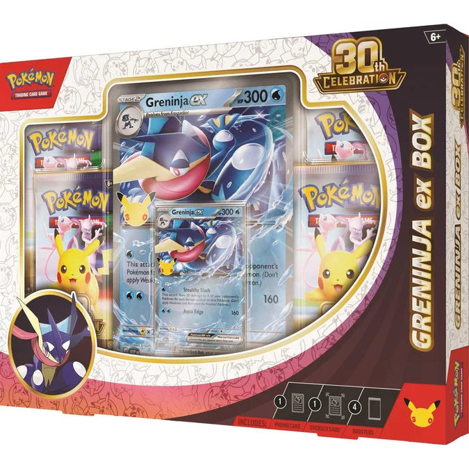 POKÉMON TCG: 30TH CELEBRATION GRENINJA EX BOX
