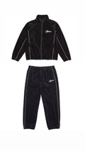Supreme Velour Mesh Track Jacket & Pant Tracksuit Set ‘Black’ – SS26