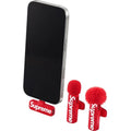 Supreme Mini Mics (Set of 2) Red