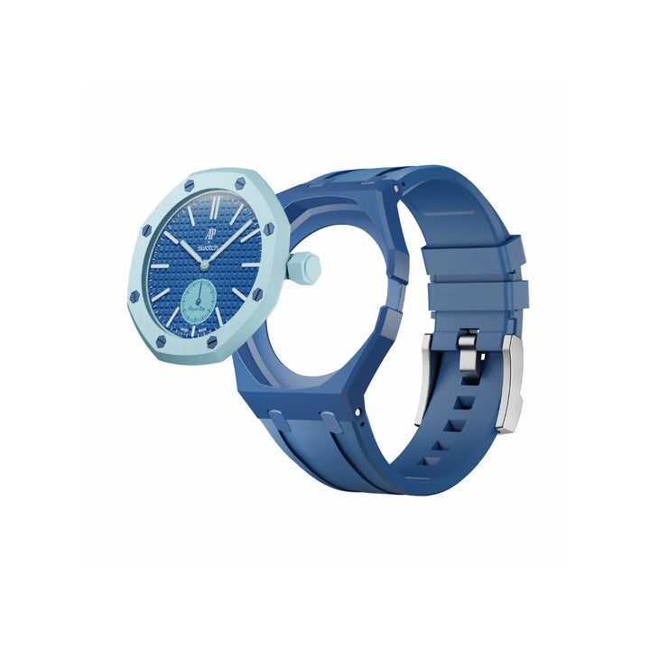Swatch X Audemars Piguet Royal Pop Silicone Watch Strap 'Lan Ba'