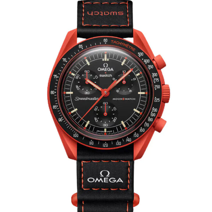 Swatch x Omega Bioceramic MoonSwatch 'Mission on Earth - Lava'