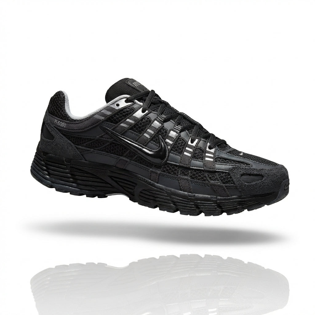 Nike P-6000 Anthracite Metallic Silver - Retro Running Sneaker | HOODLUMS UK