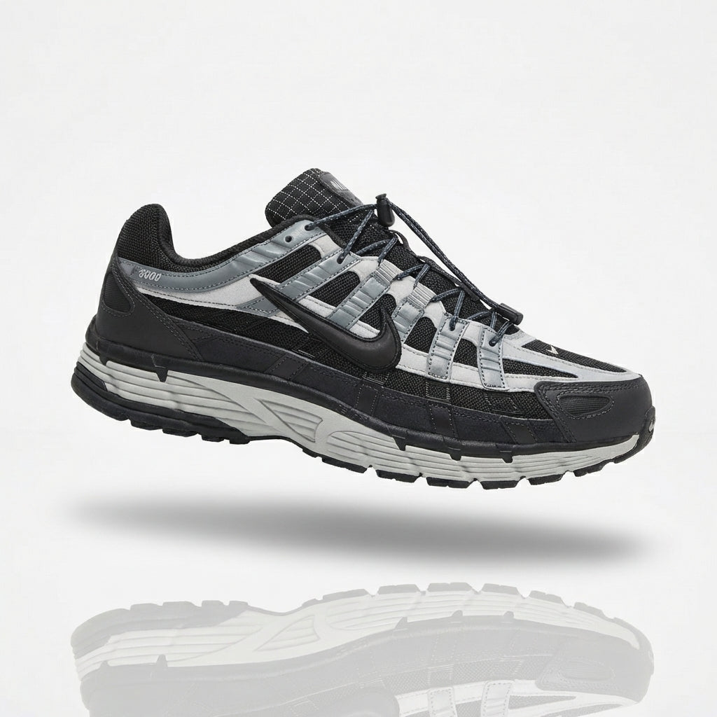 Nike P-6000 Anthracite Smoke Grey - Retro Running Sneaker | HOODLUMS UK