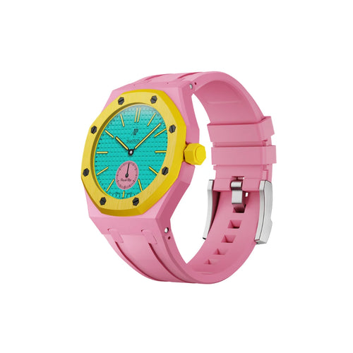 Swatch X Audemars Piguet Royal Pop Silicone Watch Strap 'OTG ROZ'