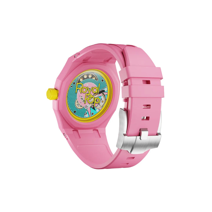 Swatch X Audemars Piguet Royal Pop Silicone Watch Strap 'OTG ROZ'