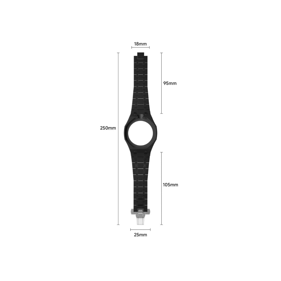 Swatch X Audemars Piguet Royal Pop Bioceramic Watch Strap 'Ochro Negro'