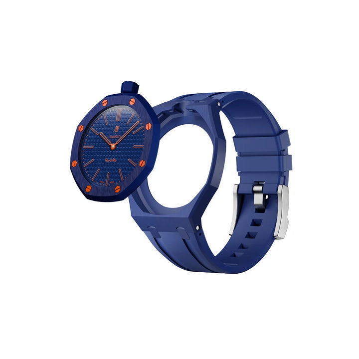 Swatch X Audemars Piguet Royal Pop Silicone Watch Strap 'Orenji Hachi'
