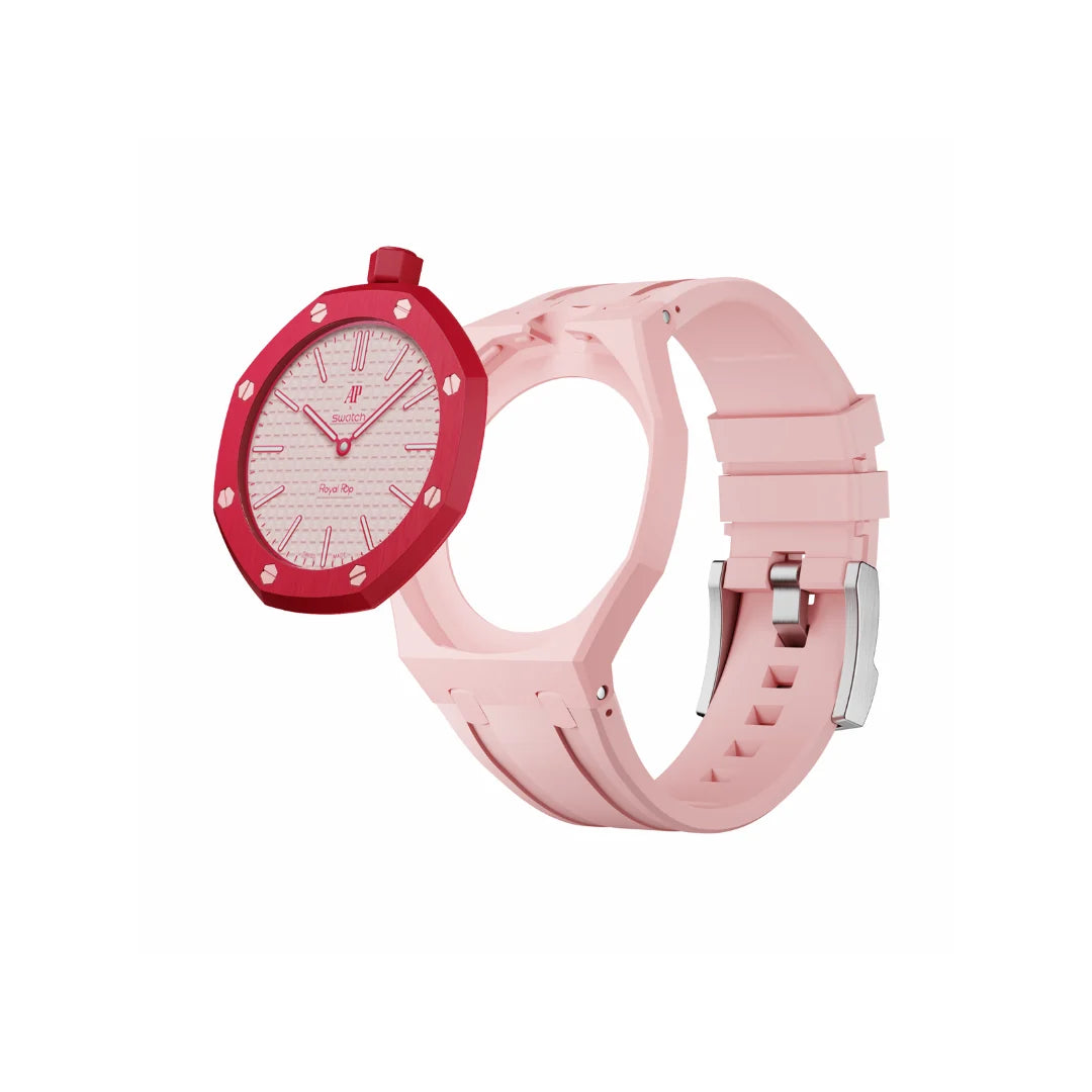 Swatch X Audemars Piguet Royal Pop Silicone Watch Strap 'Otto Rosso'